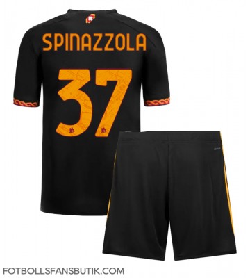 AS Roma Leonardo Spinazzola #37 Replika Tredje Tröja Barn 2023-24 Kortärmad (+ Korta byxor)